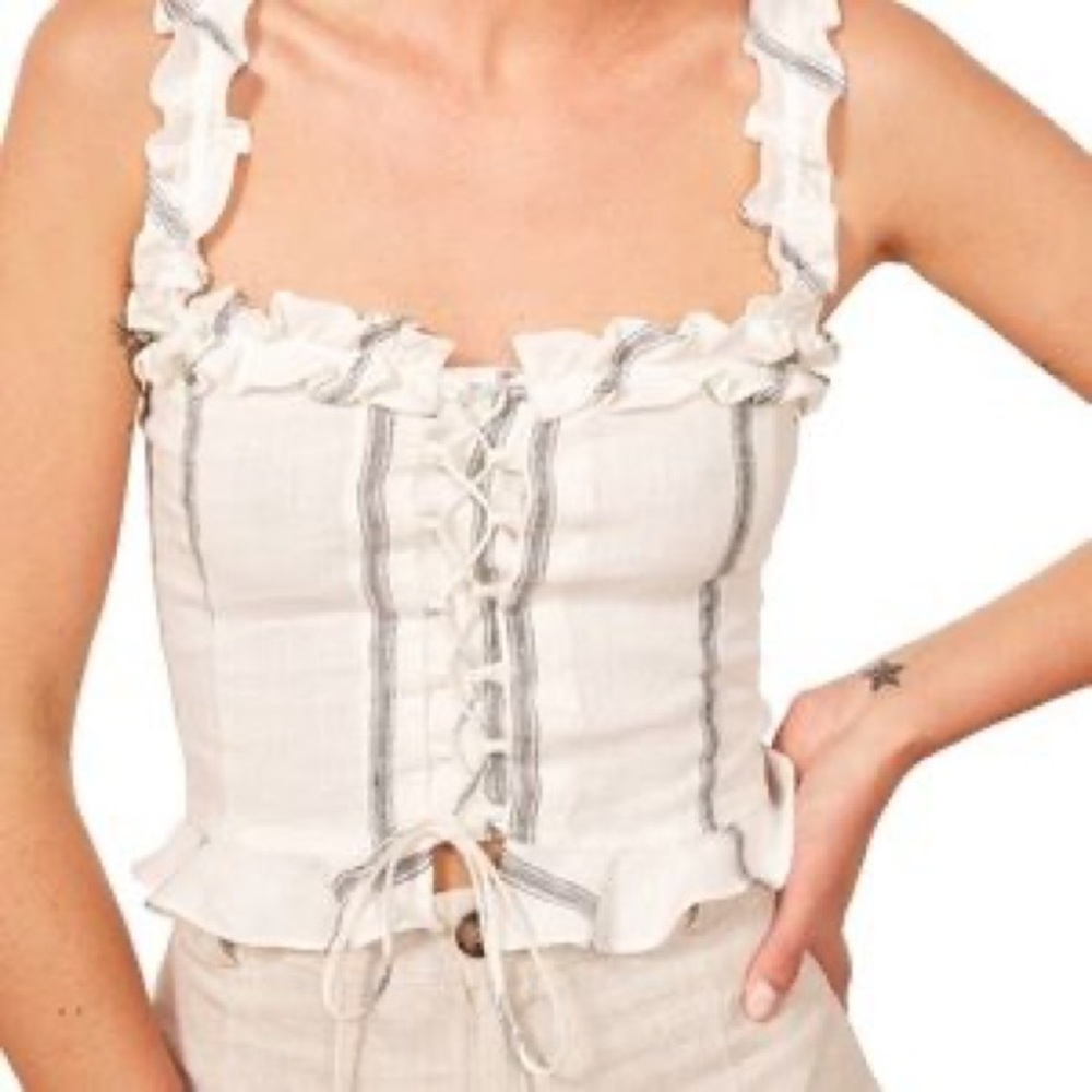 Reformation Bailey Top.